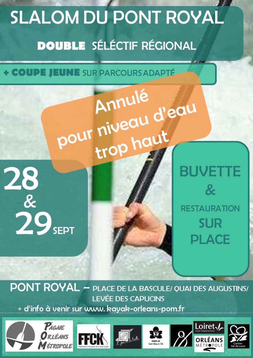 Coupe jeunes et double séléctif régional slalom du pont Royal 28 et 29 Sept